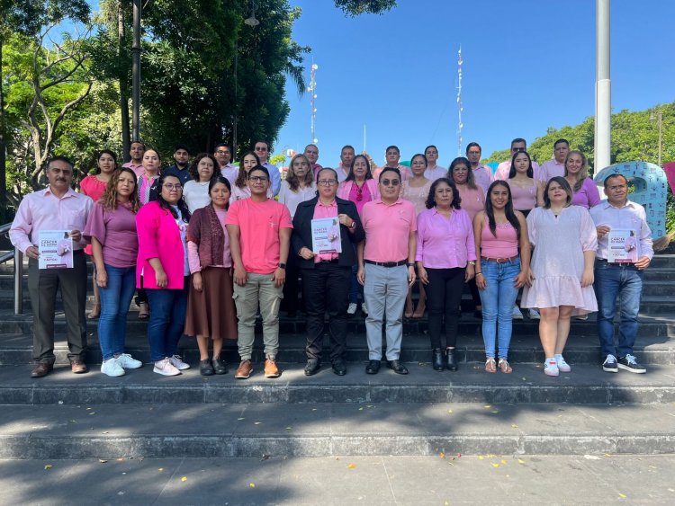 Burócratas estatales se sumaron a la lucha contra el cáncer de mama