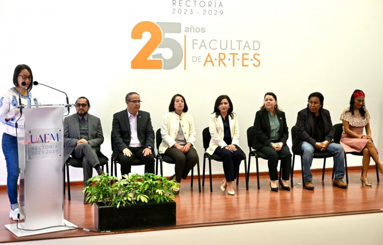 Celebró la Facultad de Artes de la UAEM 25 años de fundación