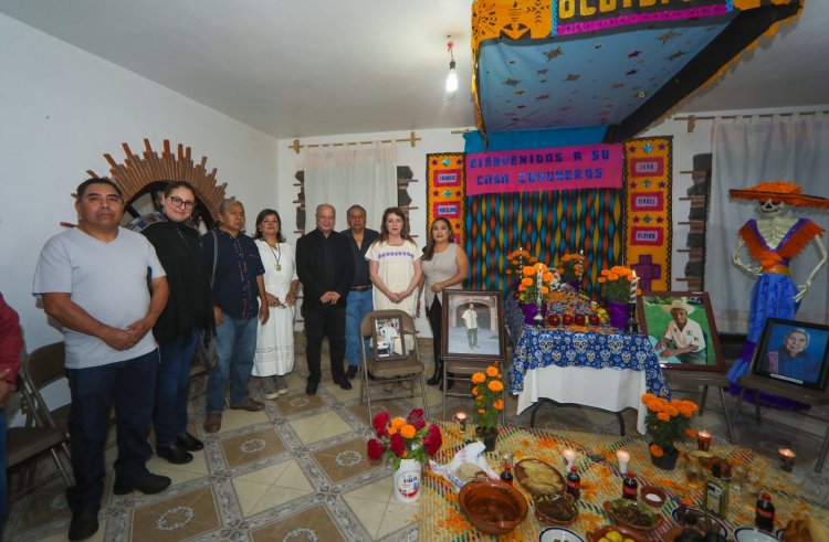 Las tradicionales ofrendas de Ocotepec, apreciadas por embajador de Marruecos