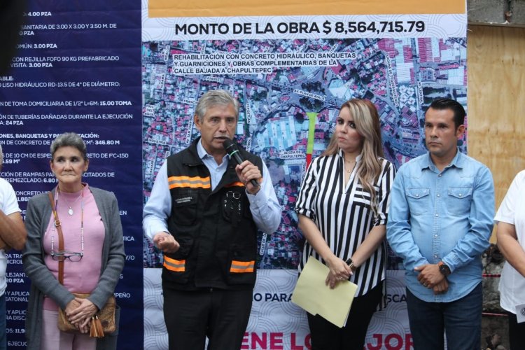 Tras años de abandono, Cuernavaca  rehabilita banquetas y guarniciones