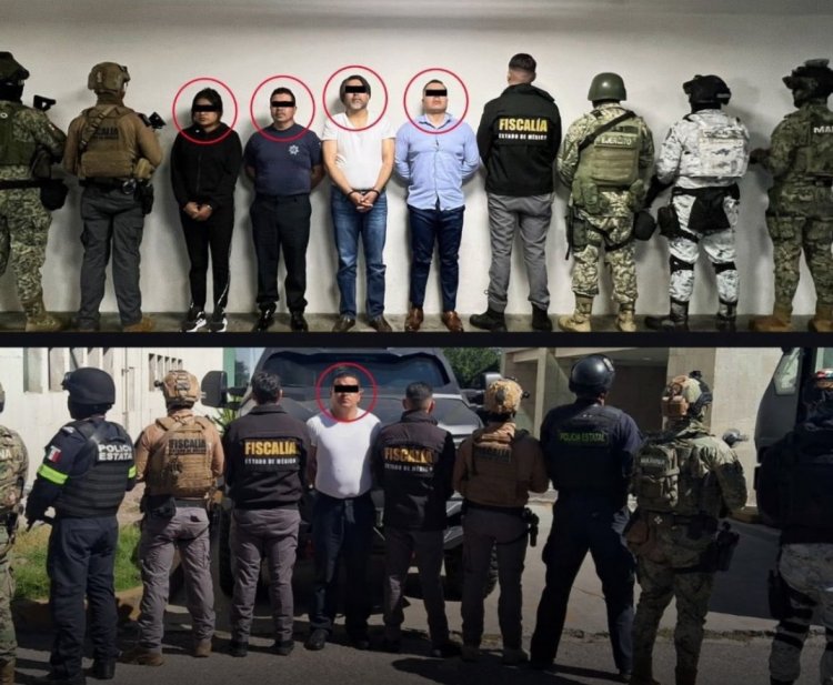 Detienen a funcionarios y jefes policíacos en EDOMEX