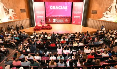 Emotivo mensaje dirigió Rodrigo Arredondo en su tercer informe de gobierno