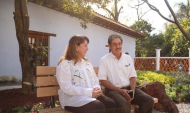 Inauguró la titular del Ejecutivo estatal  el 1 er jardín polinizador en el J. Borda