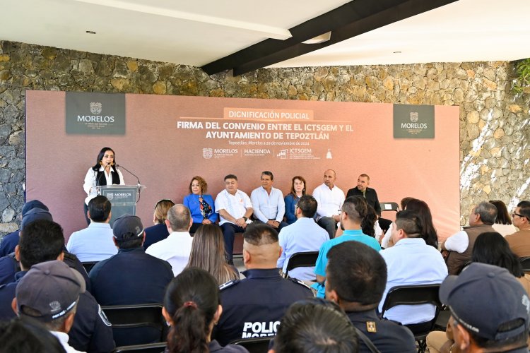 Habrá respaldo crediticio en favor de policías de Morelos