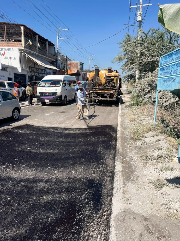 Avanza la rehabilitación de la carretera entre  Jojutla e Instituto Tecnológico de Zacatepec