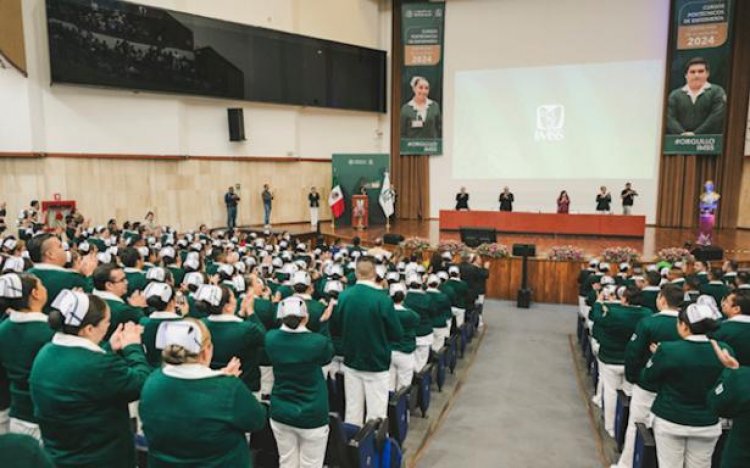 Concluyó relevante curso de enfermería en el IMSS