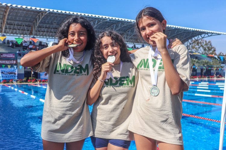 Realiza INDEM con éxito Copa de natación