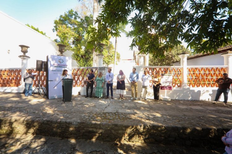 Inauguró la titular del Ejecutivo estatal  el 1 er jardín polinizador en el J. Borda