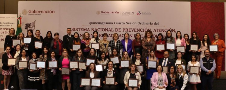 Por labor en pro de las víctimas, se recertifica  a Centro de Justicia para Mujeres de la FGE