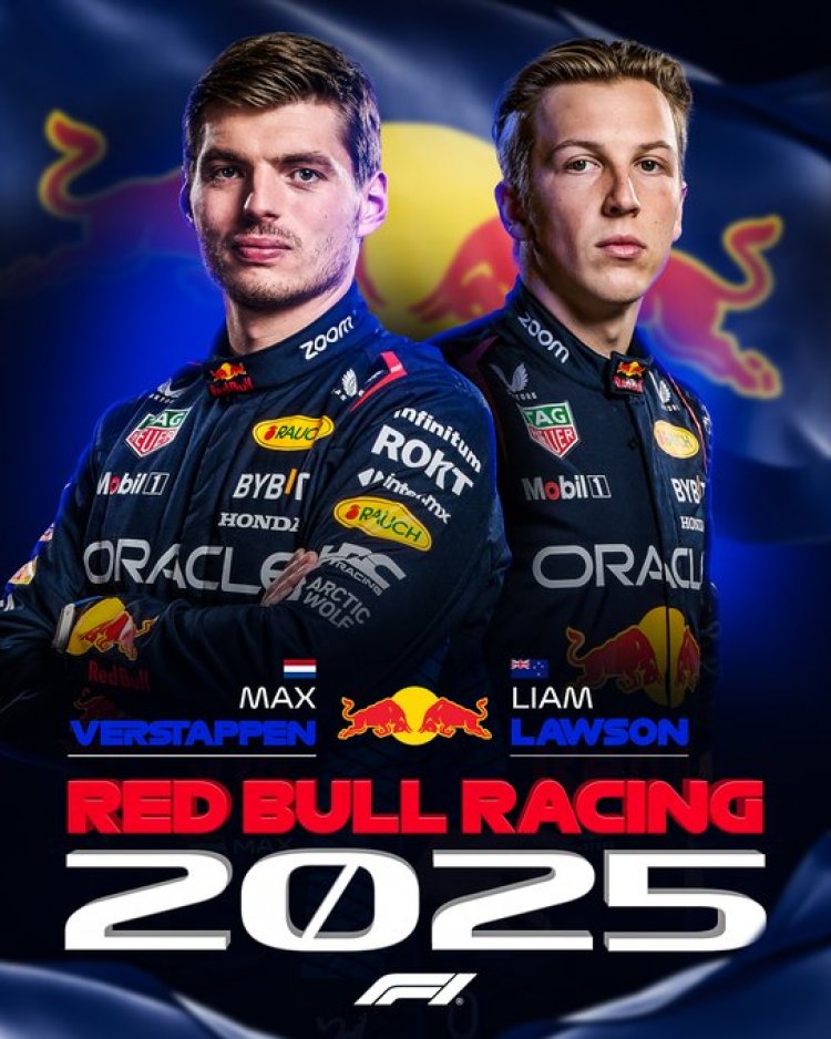 ¡Oficial! Liam Lawson es el nuevo remplazo de Checo Pérez en Red Bull para 2025