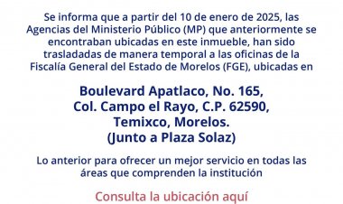 Cierran temporalmente oficinas del  MP en avenida Zapata de la capital