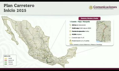 Obra carretera en Morelos, eje prioritario del gobierno federal