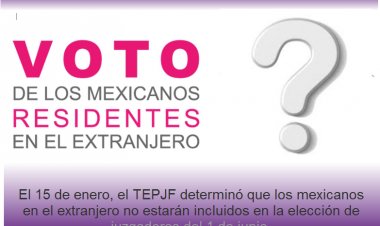 Abierta aún, posibilidad  del voto para paisanos