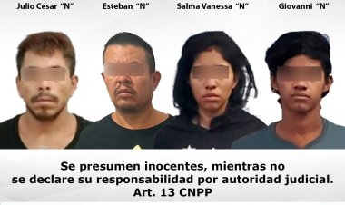 Una señorita y tres amigos,  detenidos por un homicidio