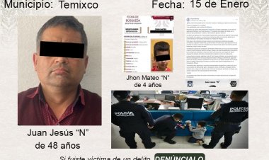 Culpables de homicidio, feminicidio, robo  y desaparición de personas, capturados