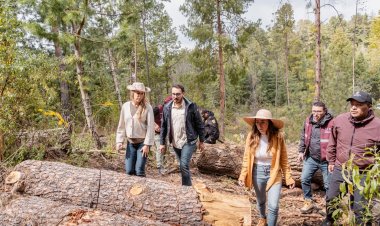 Realizaron recorrido tripartita  para proteger bosque de agua