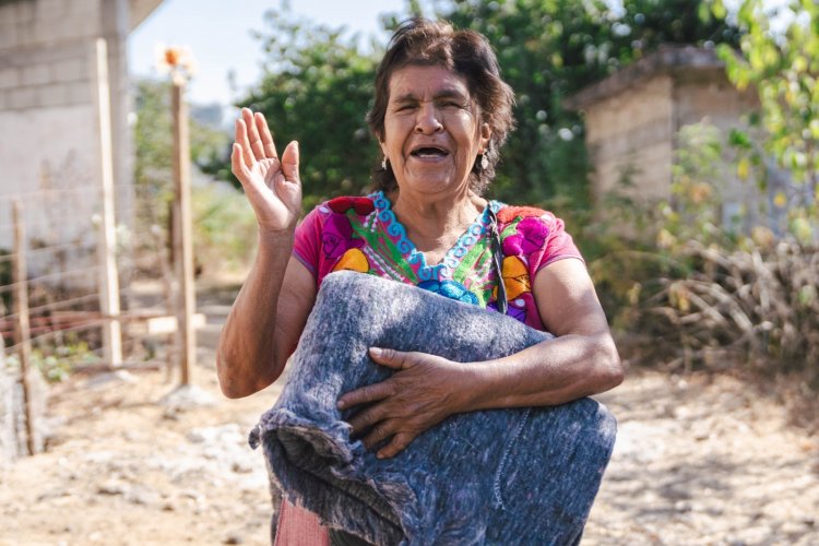 En diciembre, distribuyeron  4,500 cobijas en el estado