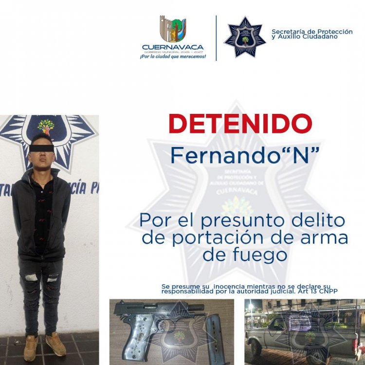 Supuesto militar y narcotraficante  quedó detenido en Cuernavaca