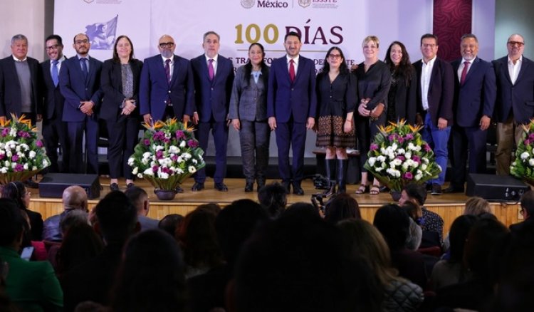 Presentó nueva administración   de ISSSTE informe de 100 días