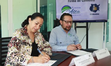 Convenio del Cobaem y fundación  para programas en pro de alumnos