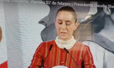 Aplaude Claudia Sheinbaum remoción de Uriel Carmona
