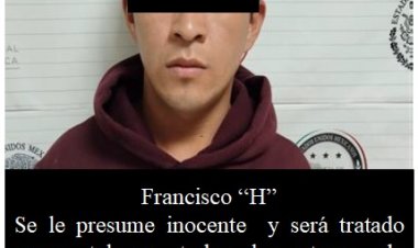 Fue detenido Francisco por el  delito federal de arma ilegal