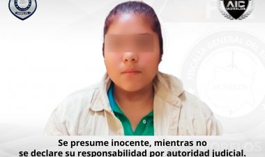 Mujer, vinculada por homicidio  y robo de vehículo en Huitzilac