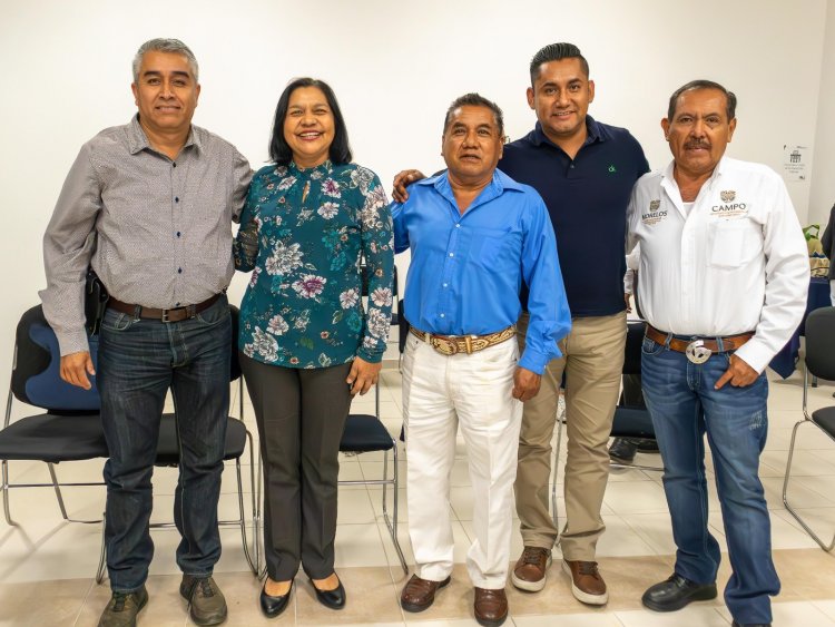 Se organiza labor conjunta con los responsables de agro de E. Zapata