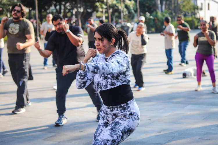 Realiza INDEM ensayo previo a clase masiva de boxeo