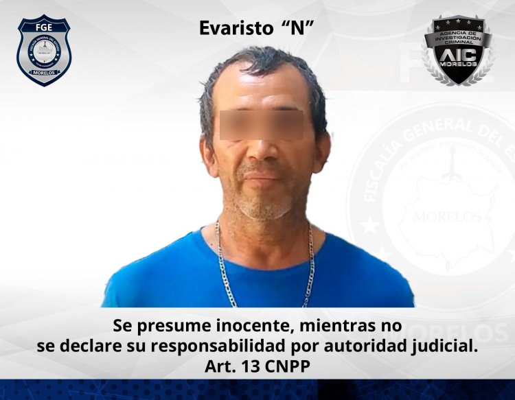 Evaristo es el posible violador  de una niña de apenas 7 años