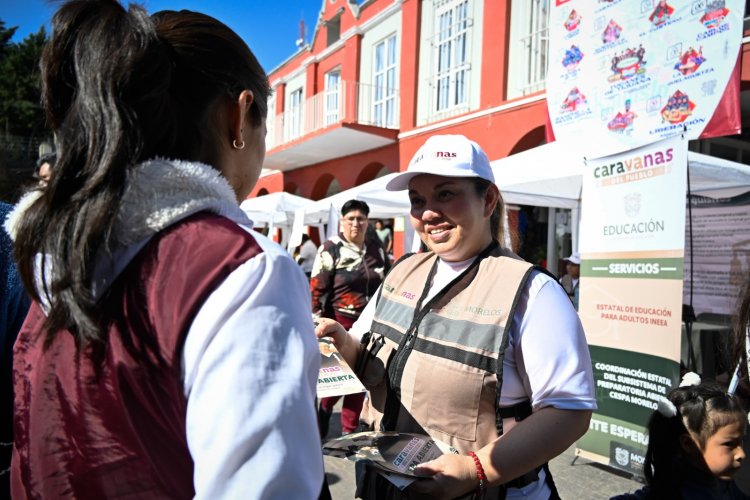 Llegaron a Hueyapan y Tetela del  Volcán las Caravanas del Pueblo