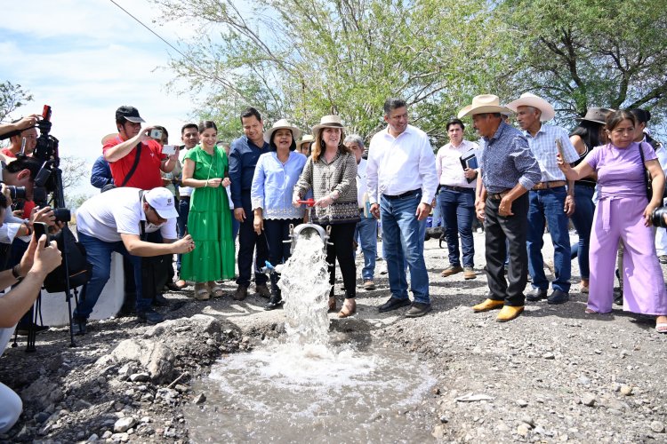 Ejido San Antonio tiene nueva  tecnificación de red de agua