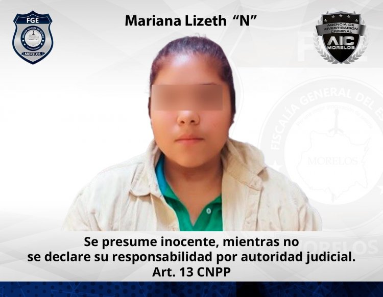 Mujer, vinculada por homicidio  y robo de vehículo en Huitzilac