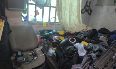 Autopartes robadas, casquillos y droga, hallados durante cateo en Zacatepec