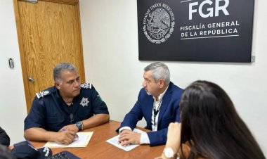 Comprometen labor conjunta Seprac  y la FGR contra el crimen en la capital