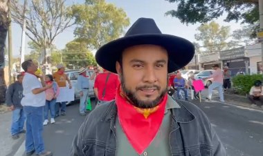 Bloquean la México - Cuernavaca por reclamos a la SICT