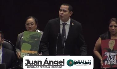 Defiende en tribuna Juan Ángel Flores reforma a la soberanía nacional