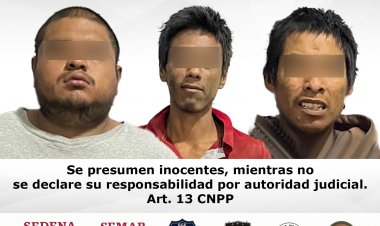 Cayeron tres en Yautepec en  cateo por presuntas drogas