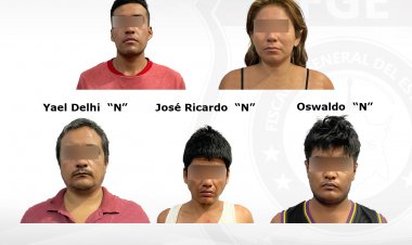 5 presuntos narcomenudistas  fueron aprehendidos en Jojutla