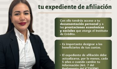 Llaman a burócratas a actualizar expediente en Instituto de Crédito