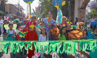 Jiutepec, lleno de color y alegría  gracias al Desfile de la Primavera