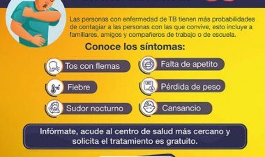 Se promueve la prevención y  tratamiento de tuberculosis