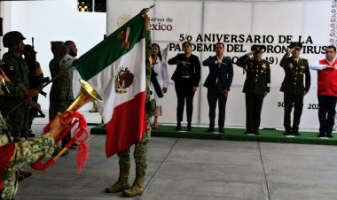 Conmemoran 1er lustro de batalla contra Covid