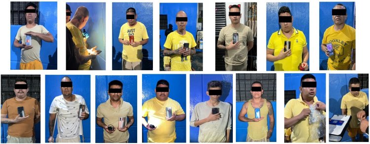 Droga y celulares decomisados en el centro penitenciario de Jojutla