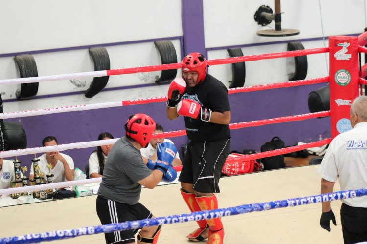 En el Centenario, campeonato  estatal de kickboxing 2025