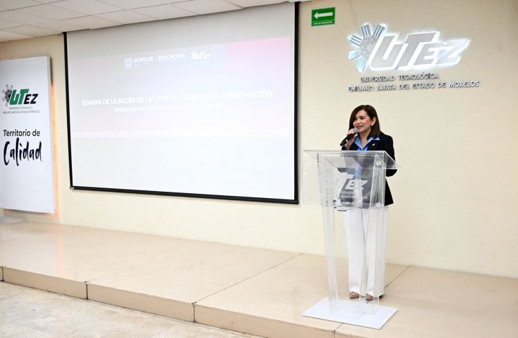 Sobre mujeres en ciencia, impartió  una conferencia la rectora de UAEM