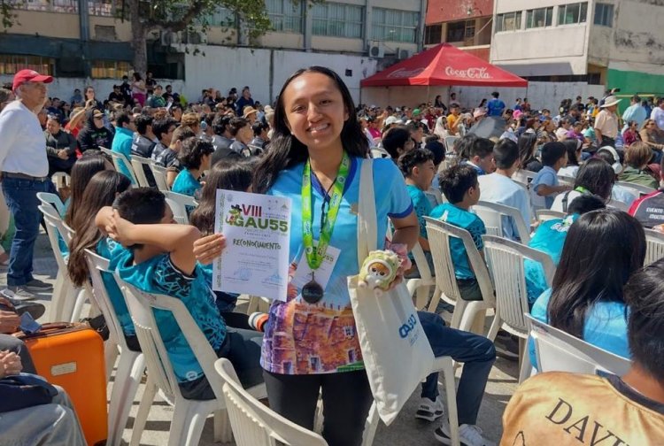 Alumna de Oacalco, con medalla de bronce  en VIII Concurso Nacional de Matemáticas