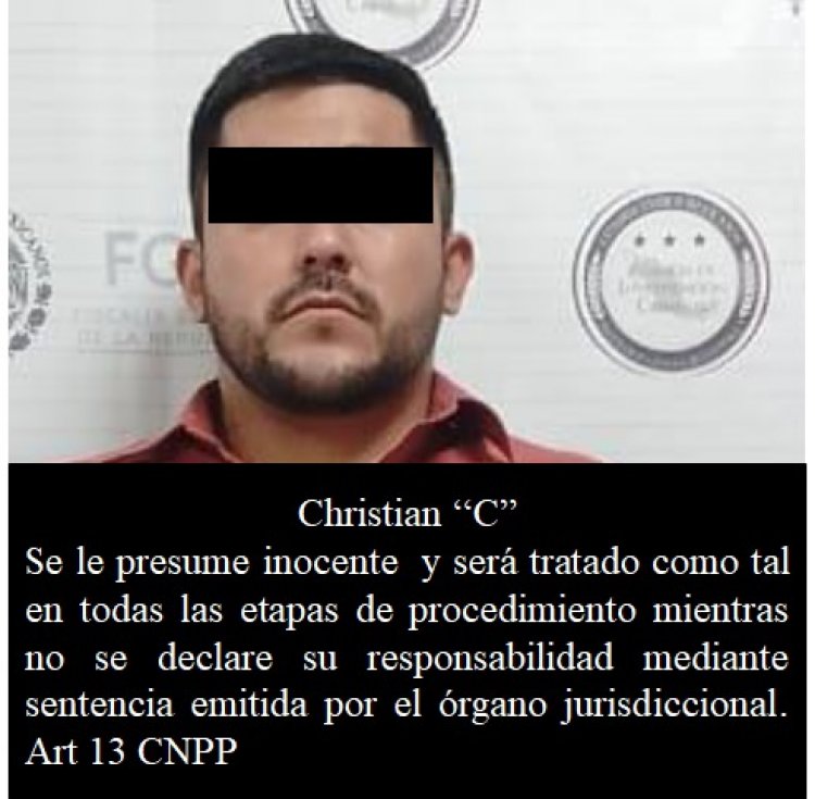 Reaprehendieron aquí a Christian  por violar la Ley Federal de armas