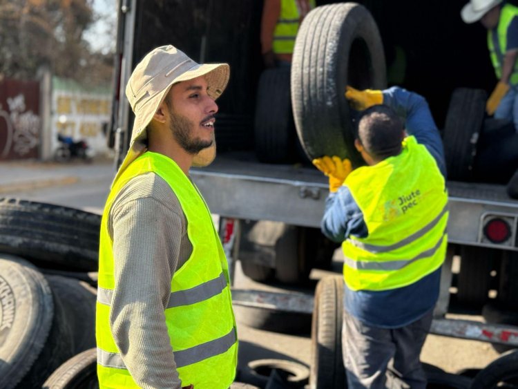 Más de tres mil llantas a disposición final en Jiutepec