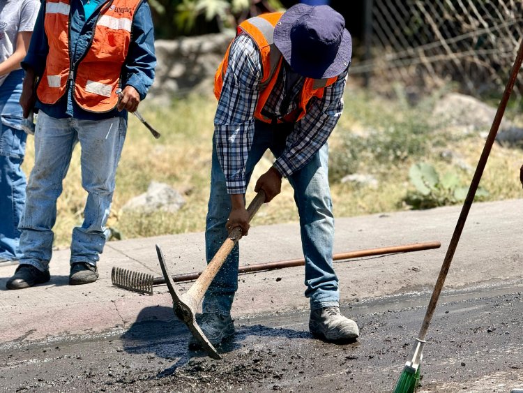 Comenzó ayuntamiento de Jiutepec la rehabilitación de Subida a Tamoanchan